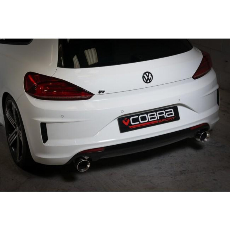 Ligne d'Echappement "Venom Box Delete" Cobra pour VW Scirocco R 2.0L TSI (09-18)