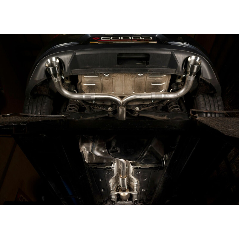 Ligne d'Echappement "Venom Box Delete" Cobra pour VW Golf 7 GTI 2.0L TSI (12-17)