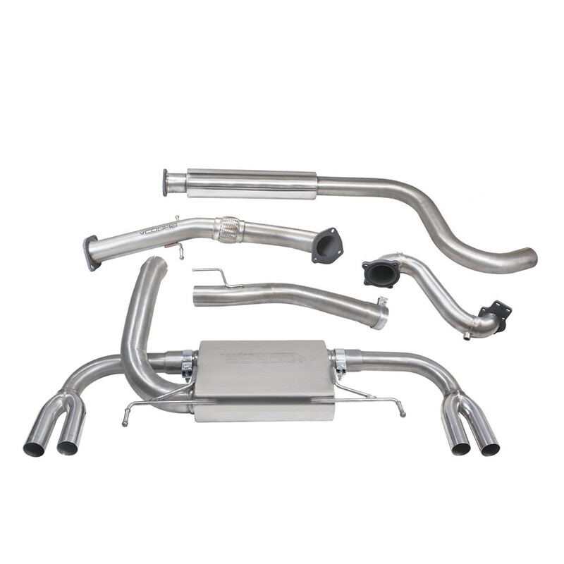 Ligne d'Echappement Complète "Turboback" Cobra pour Opel Astra J OPC (12-19)