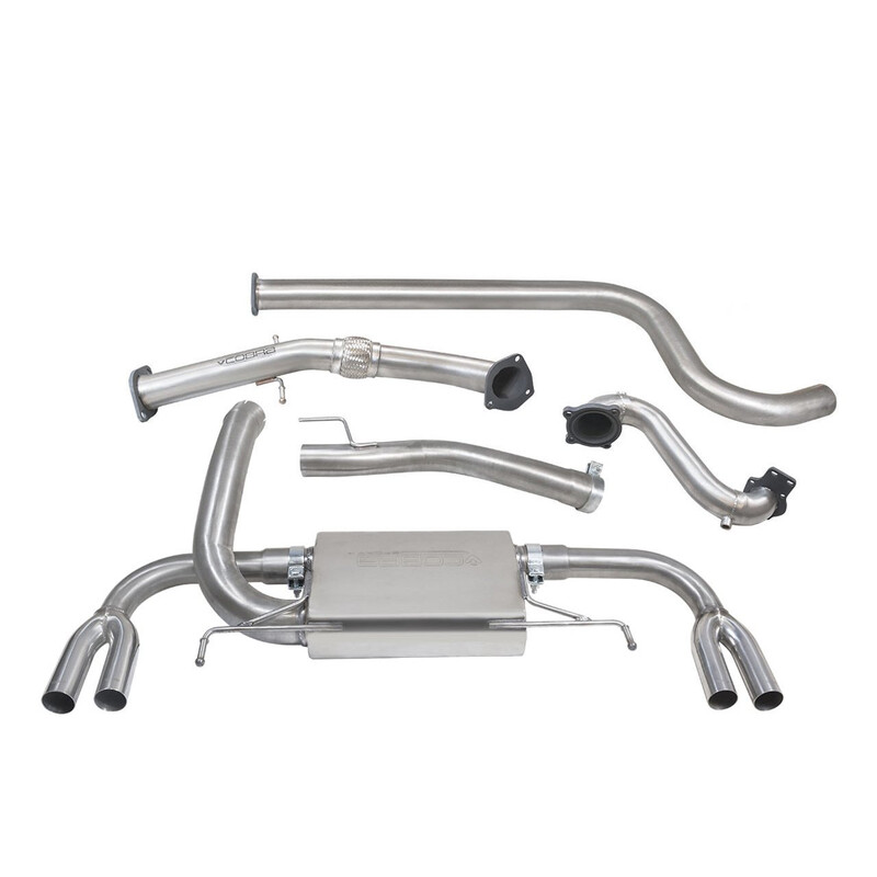Ligne d'Echappement Complète "Turboback" Cobra pour Opel Astra J OPC (12-19)
