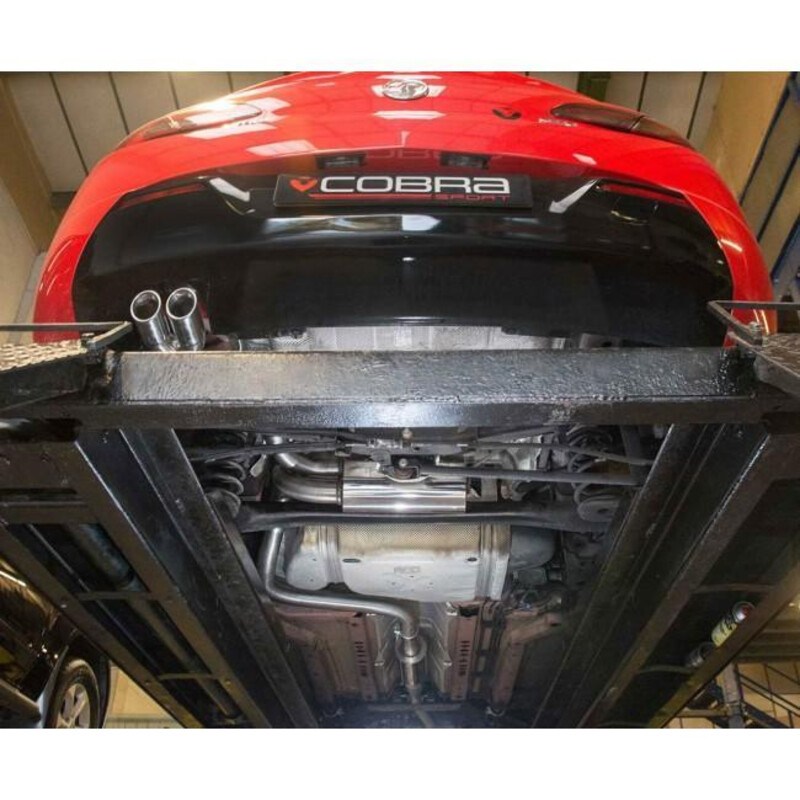 Ligne d'Echappement "Catback" Cobra pour Opel Astra J GTC 1.6L Turbo (09-15)