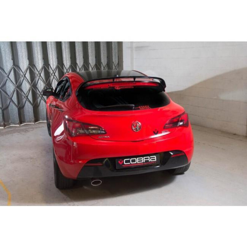 Ligne d'Echappement "Catback" Cobra pour Opel Astra J GTC 1.6L Turbo (09-15)