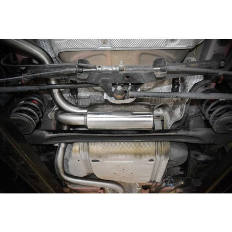 Ligne d'Echappement "Catback" Cobra pour Opel Astra J GTC 1.6L Turbo (09-15)
