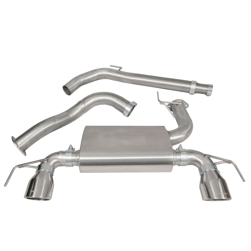 Ligne d'Echappement "Catback" Cobra pour Opel Corsa E OPC (15-18)