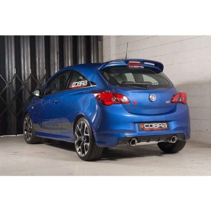 Ligne d'Echappement Complète "Turboback" Cobra pour Opel Corsa E OPC (15-18)