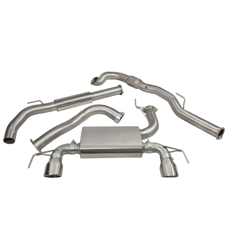 Ligne d'Echappement Complète "Turboback" Cobra pour Opel Corsa E OPC (15-18)