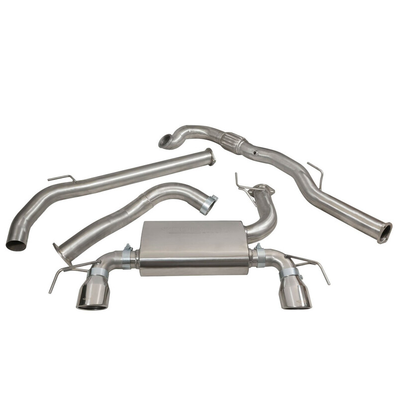 Ligne d'Echappement Complète "Turboback" Cobra pour Opel Corsa E OPC (15-18)