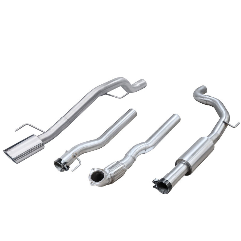 Ligne d'Echappement "Venom Box Delete" Cobra pour Opel Corsa E 1.0L Turbo (15-19)