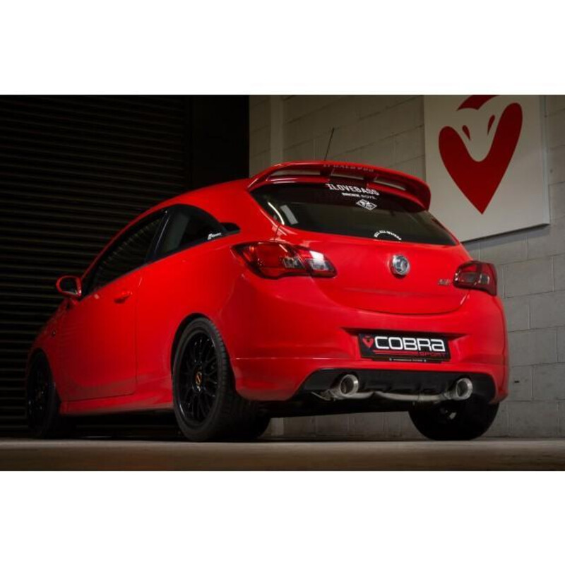 Ligne d'Echappement "Venom Box Delete" Cobra pour Opel Corsa E OPC (15-18)