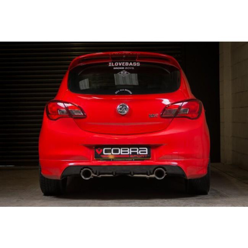 Ligne d'Echappement "Venom Box Delete" Cobra pour Opel Corsa E OPC (15-18)