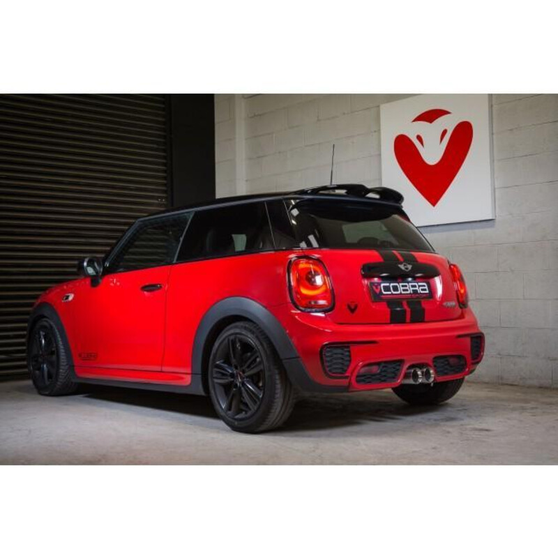Ligne d'Echappement "Catback" Cobra pour Mini John Cooper Works F56 LCI Facelift Ø3" (2018+)