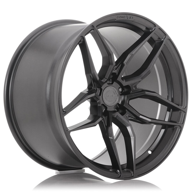 Jante Concaver CVR3 19x8.5" (5 trous - sur mesure) ET35-45, Carbone Graphite