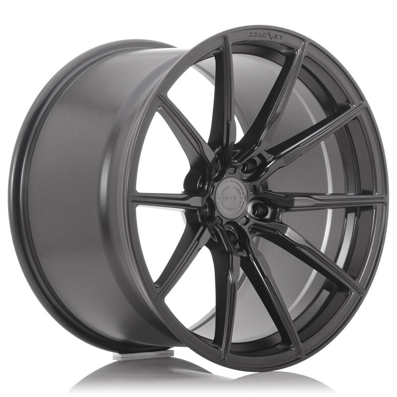 Jante Concaver CVR4 19x10.5" (5 trous - sur mesure) ET15-57, Carbone Graphite