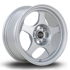 Jante Rota Slipstream 15x7" 4x100 ET28, Gris Argenté