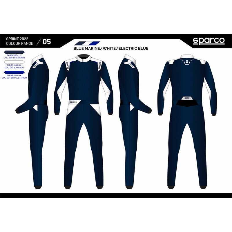 Combinaison Sparco Sprint Marine (FIA 8856-2018)