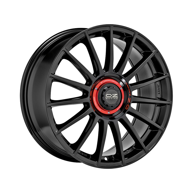 Jante OZ Superturismo Evoluzione 19x8.5" 5x114.3 ET38, Noir Brillant