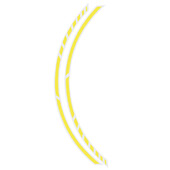 Stripe pour Jantes Foliatec Racing Jaune Fluo