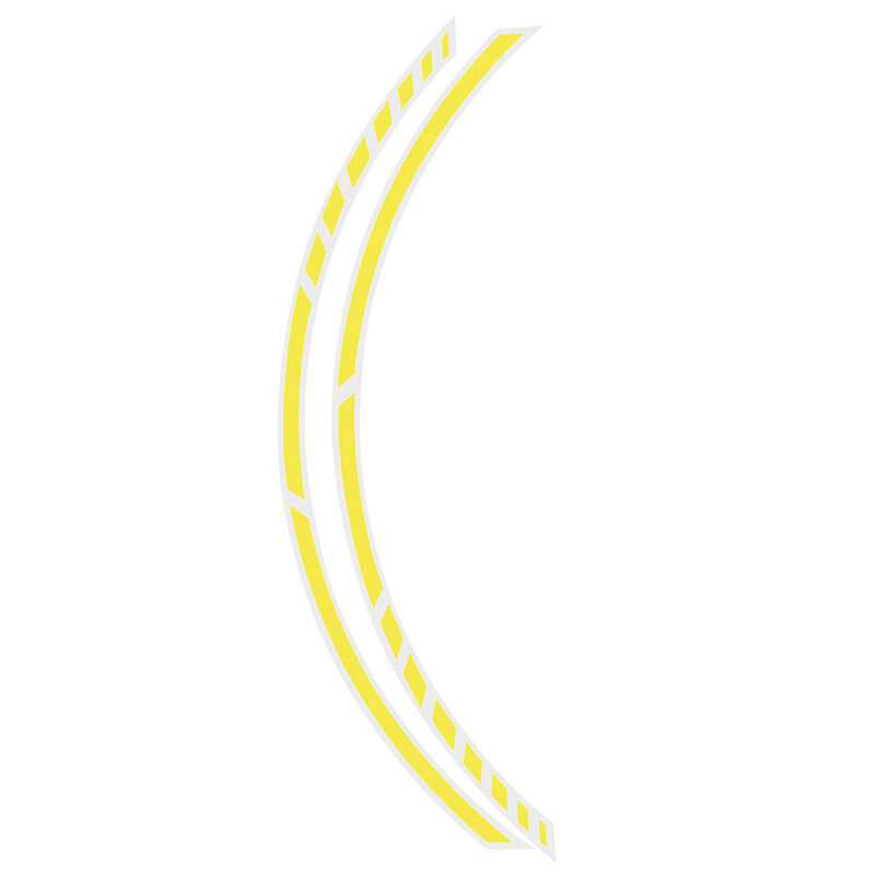 Stripe pour Jantes Foliatec Racing Jaune Fluo