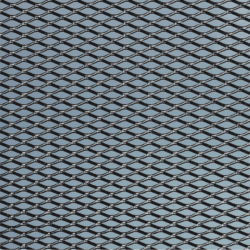 Grille Alu Race Foliatec Noire 20 x 120 cm
