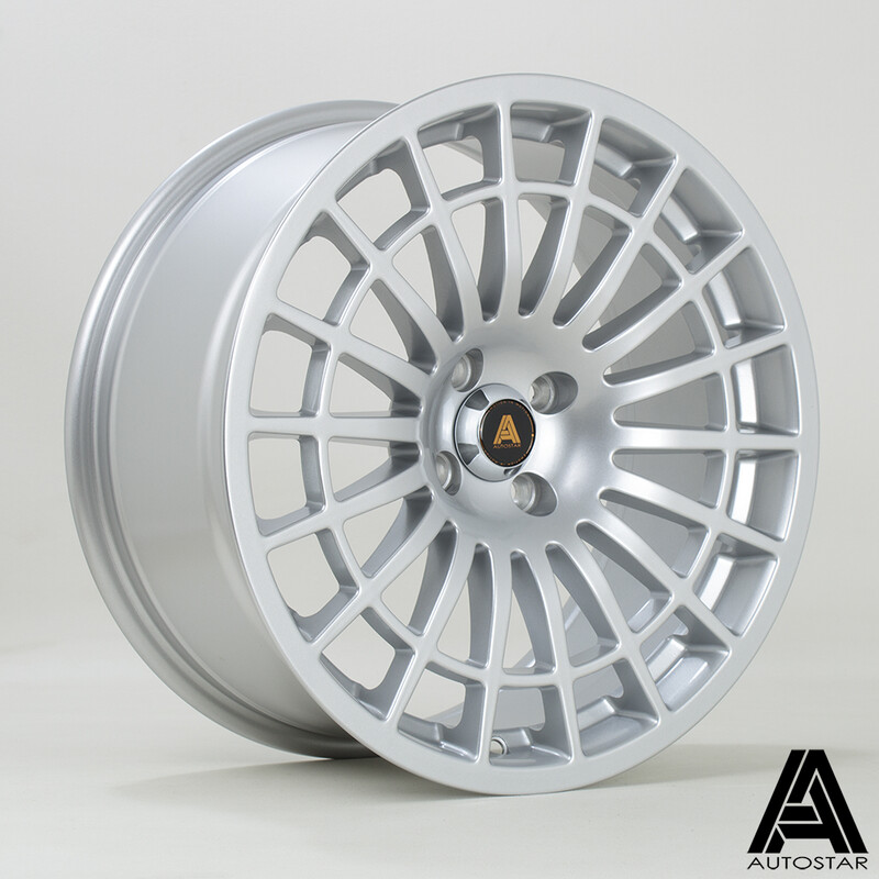 Jante Autostar 500+ 17x8" 4x98 ET30, Gris Argenté