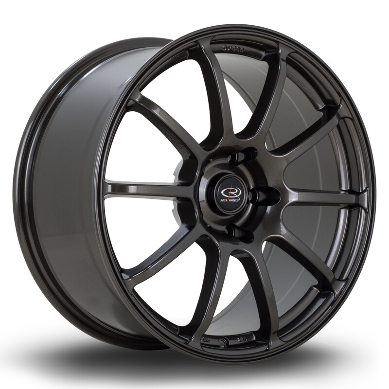 Jante Rota Force2 18x9" 5x120 ET43, Gunmetal