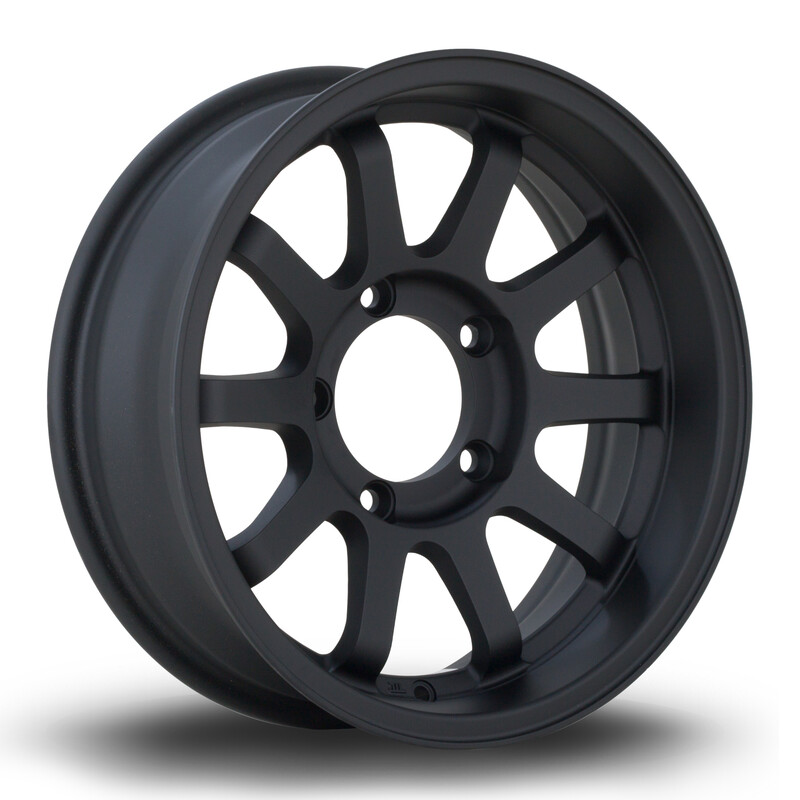 Jante Rota JVEE 16x5.5" 5x139.7 ET-20, Noir Mat