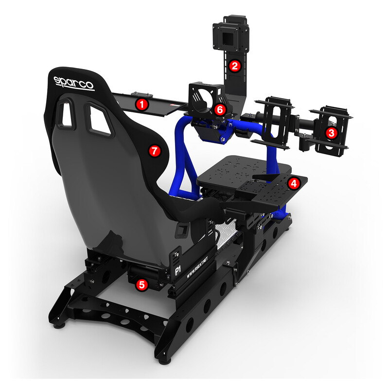 Cockpit RSeat P1 Bleu