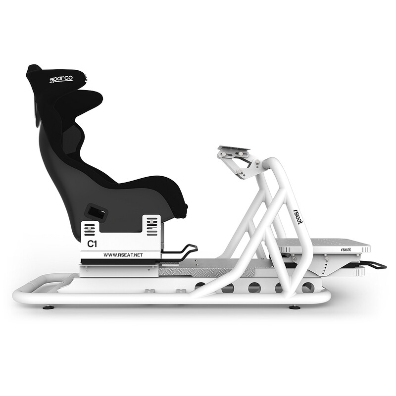 Cockpit RSeat C1 Blanc  Distributeur Officiel RSeat, BPS Racing.fr