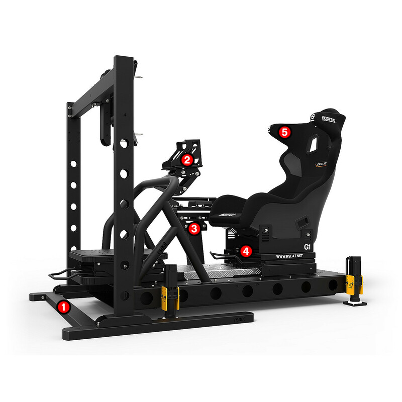 Simulateur Haptique RSeat G1 1500 D-Box 4250I Gen3
