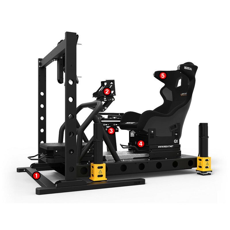 Simulateur Haptique RSeat G1 6000 D-Box 4500HD Gen3