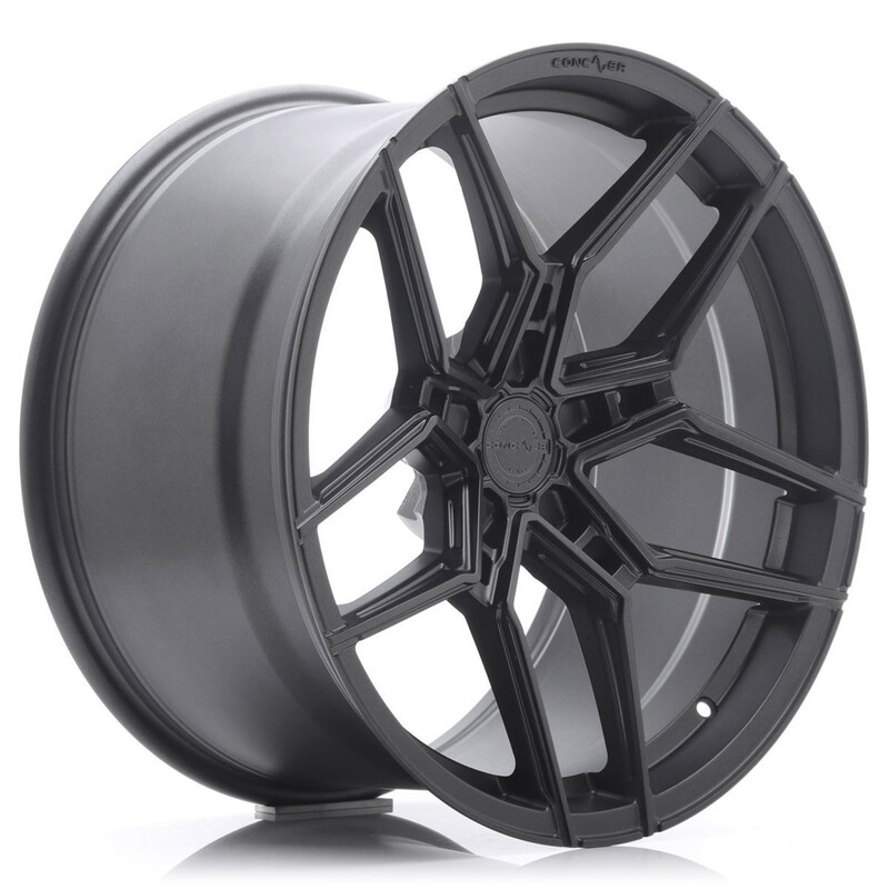 Jante Concaver CVR5 22x10.5" (5 trous - sur mesure) ET10-46, Carbone Graphite