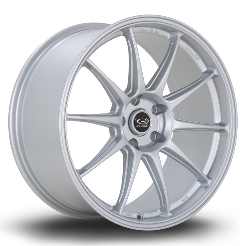 Jante Rota Titan 19x9.5" 5x114.3 ET22, Gris Argenté