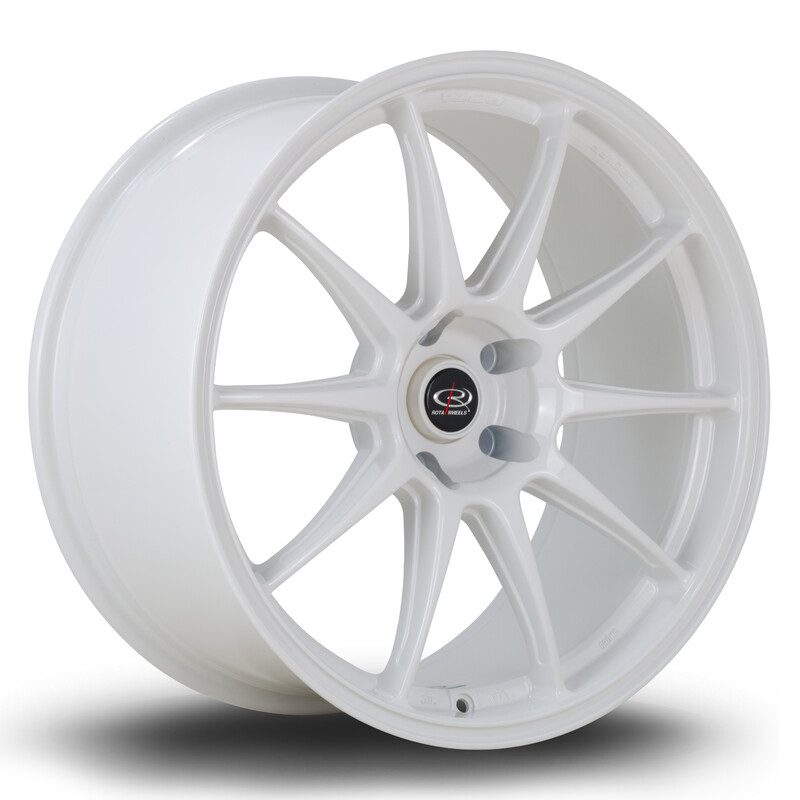 Jante Rota Titan 19x9.5" 5x114.3 ET22, Blanc