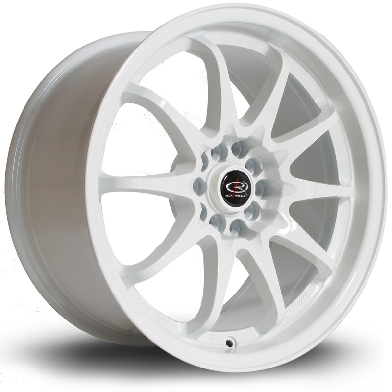 Jante Rota Fighter 17x9" 5x100/114.3 ET35, Blanc
