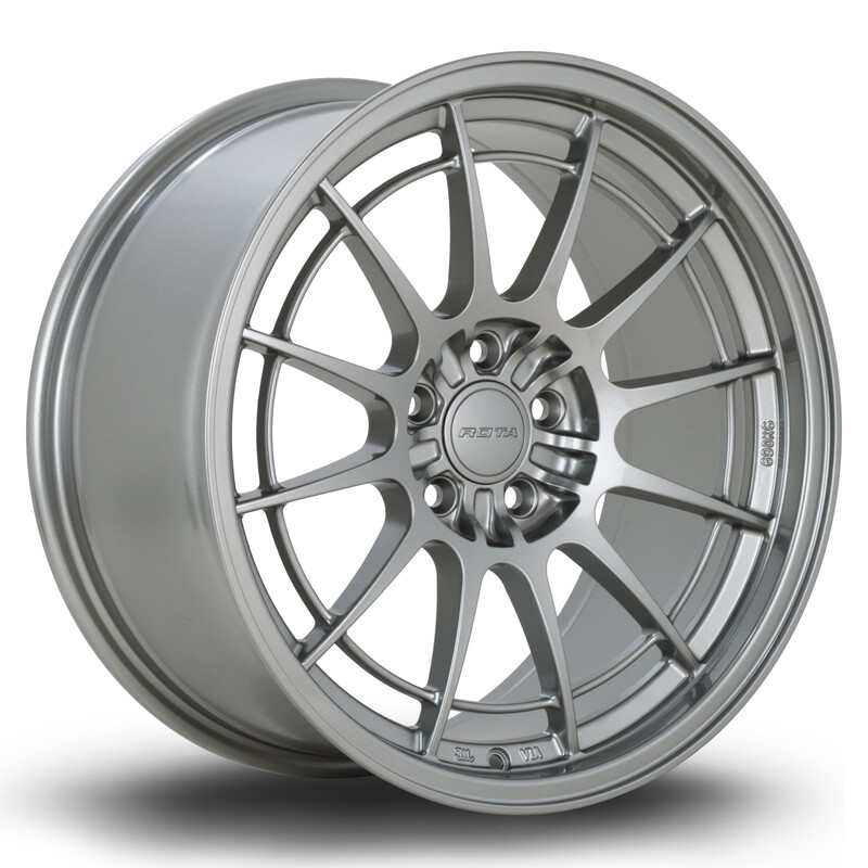 Jante Rota GKR 18x9.5" 5x112 ET40, Gris Métal
