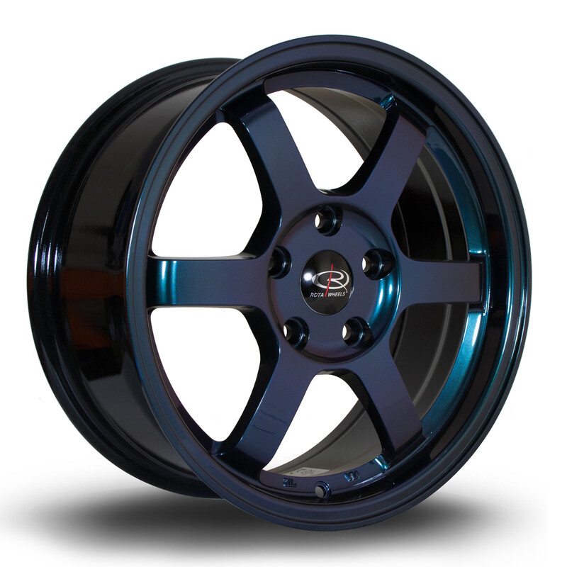 Jante Rota Grid 16x7" 5x114.3 ET40, Magic Purple