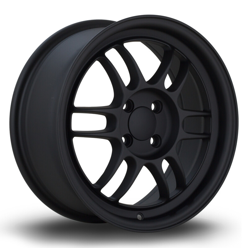 Jante Rota TFS3 16x7" 4x100 ET38, Noir Mat