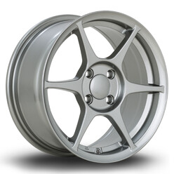 Jante Rota TFS4 15x7" 4x100 ET38, Gris Métal