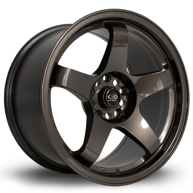 Jante Rota GTR 17x9.5" 5x114.3 ET30, Gunmetal