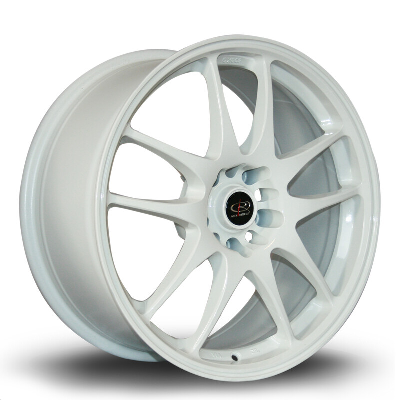 Jante Rota Torque 18x8.5" 5x114.3 ET30, Blanc