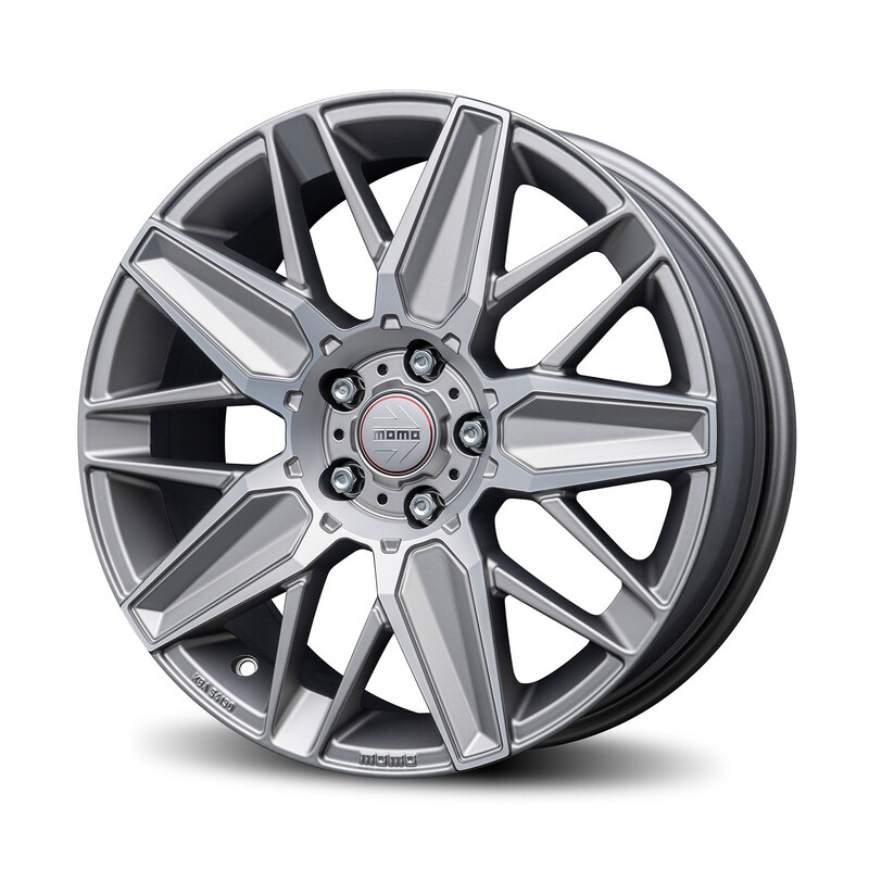 Jante Momo Evoluzione 18x8" 5x112 ET42, Titane & Gris Mat