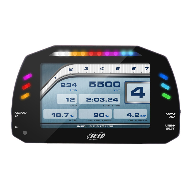 Afficheur Data Logger AiM MXS avec Module GPS