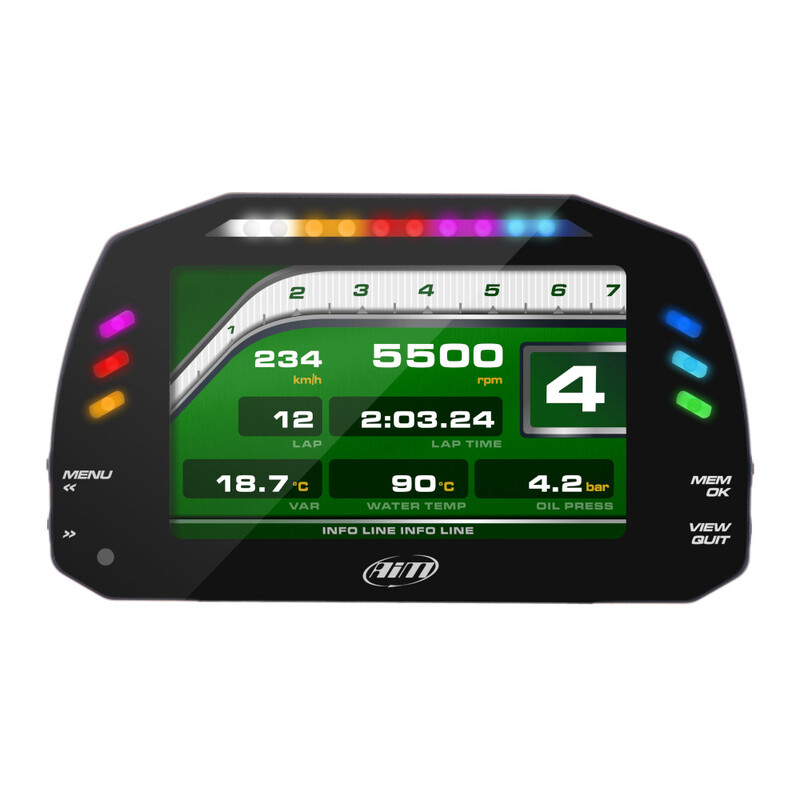 Afficheur Data Logger AiM MXS avec Module GPS