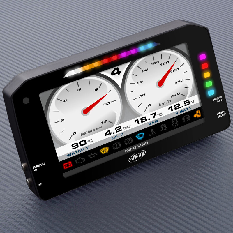 Afficheur Data Logger AiM MXP avec Module GPS