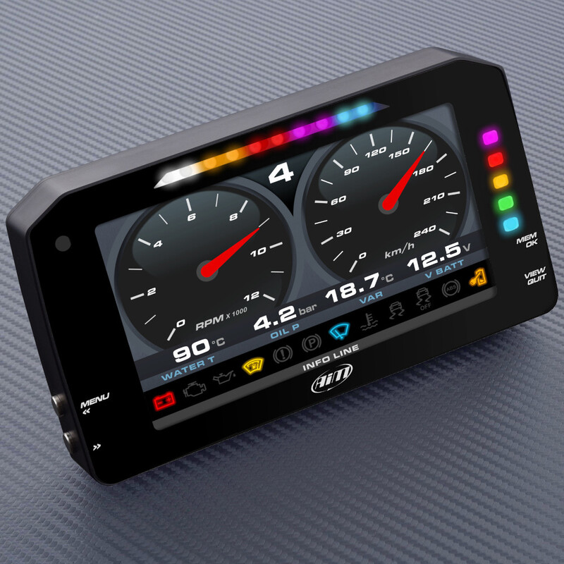 Afficheur Data Logger AiM MXP avec Module GPS