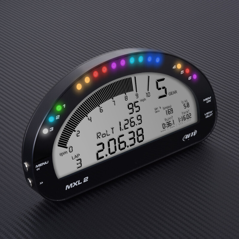 Afficheur Data Logger AiM MXL 2 avec Module GPS