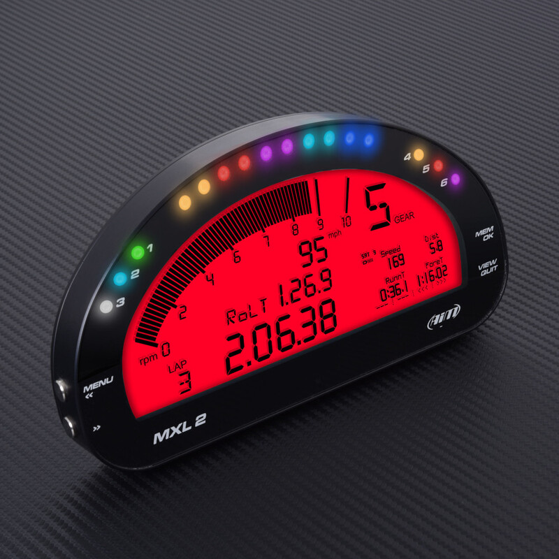 Afficheur Data Logger AiM MXL 2 avec Module GPS