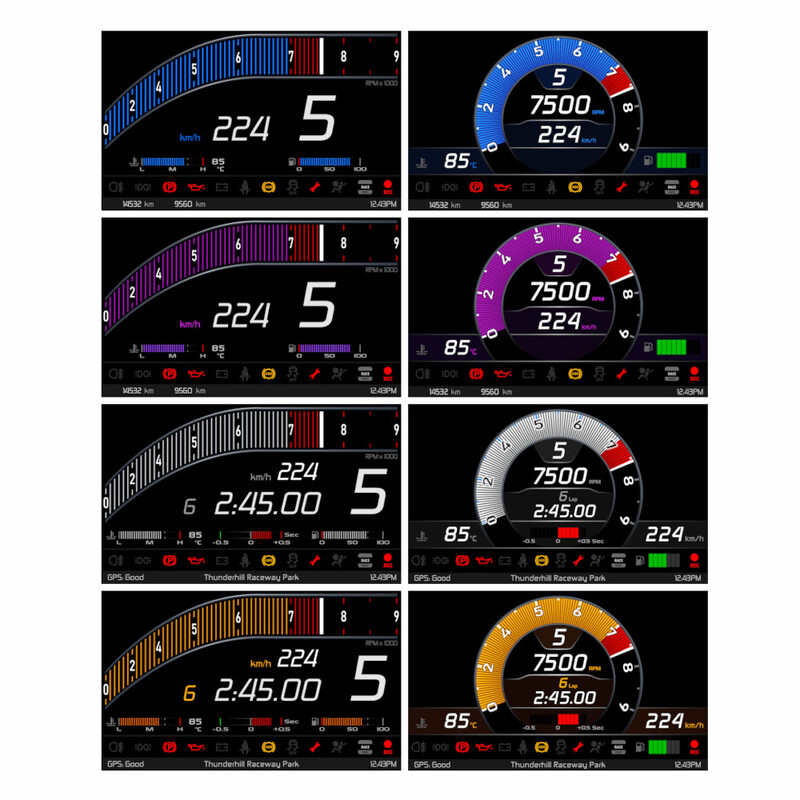 Afficheur Data Logger AiM MX2E pour Lotus Elise & Exige, S2 & S3