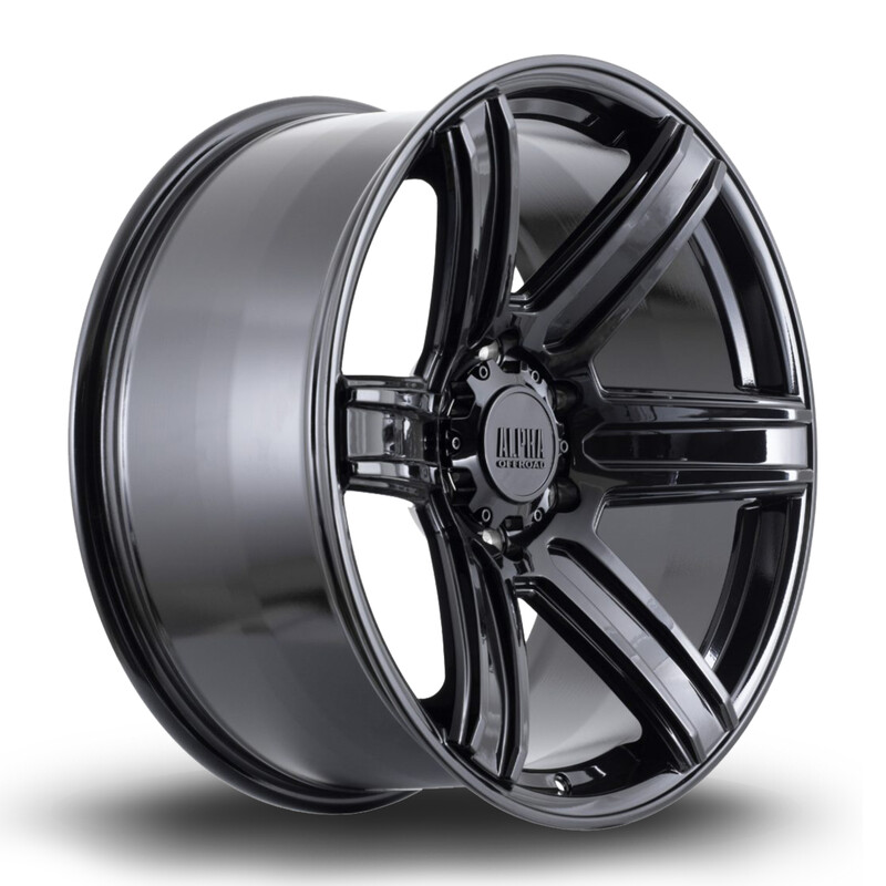 Jante Rota Surge 20x9" 6x139.7 ET10, Noir Brillant