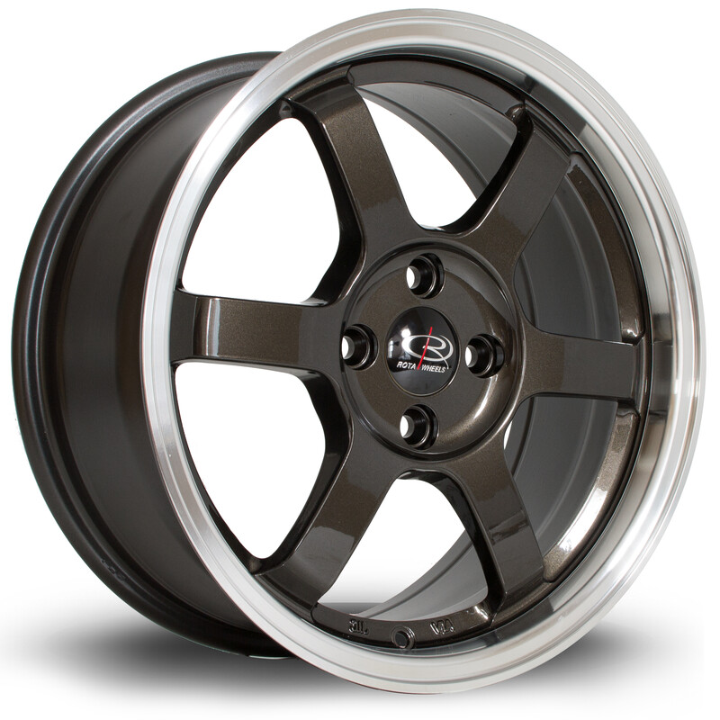 Jante Rota Grid 16x7" 5x114.3 ET40, Gunmetal